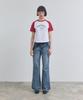 Eikyueikyuhauseukeulleob Color Mix House Raglan T-Shirt [Red]
