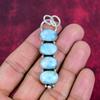 Larimar Pendant Gemstone Jewelry, 925 Solid Sterling Silver Pendant, Handmade Jewelry Birthstone Pendant, Gift For Him