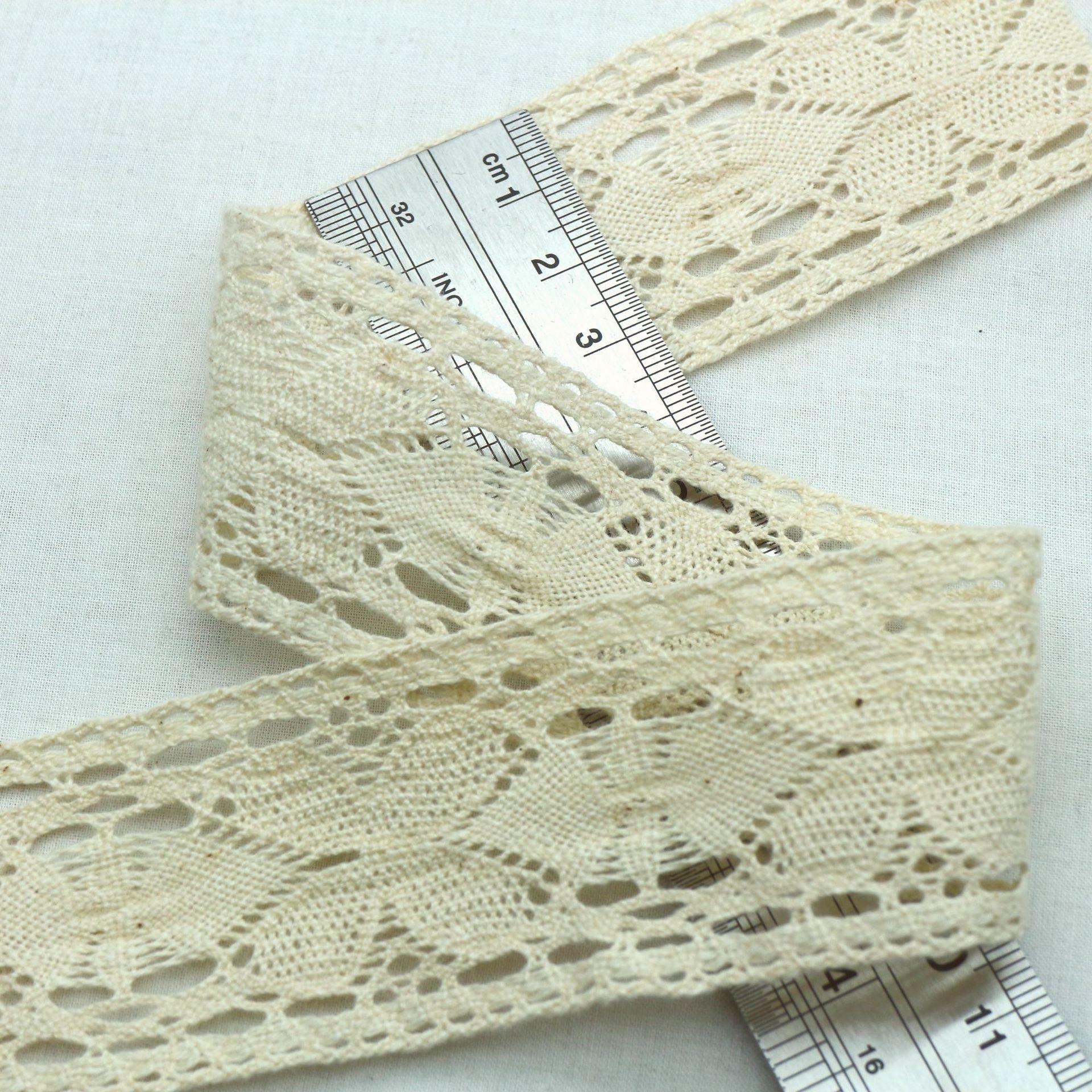 

Cotton Lace Tablecloth Handmade Hanfu Decorative Accessories Lace Exquisite Hollow Lace Accessories YM23175