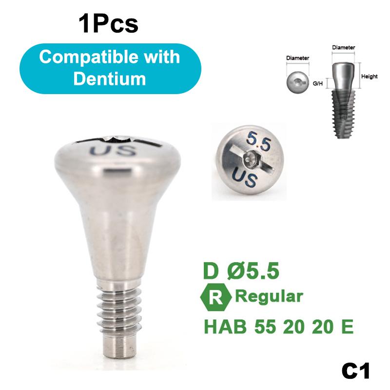 Tytanowe Akcesoria Gojące do Implantów Dentystycznych Łącznik Regularny Dla Systemu Implantologicznego Hiossen Osstem Ts Różne Średnice Śruba