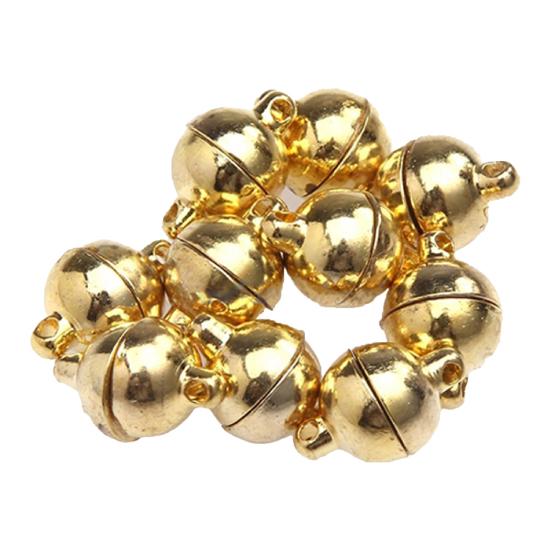 10Pcs 6mm/8mm Round Ball Magnetic Clasps DIY All Match Necklace Tools