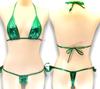 Micro Extra String Sexy Extreme Triangle Moss Green F [Cat Select] Bikini, T-Back, T-Front, Small, Panties, Lingerie, Underwear, Cosplay, Swimsuit,