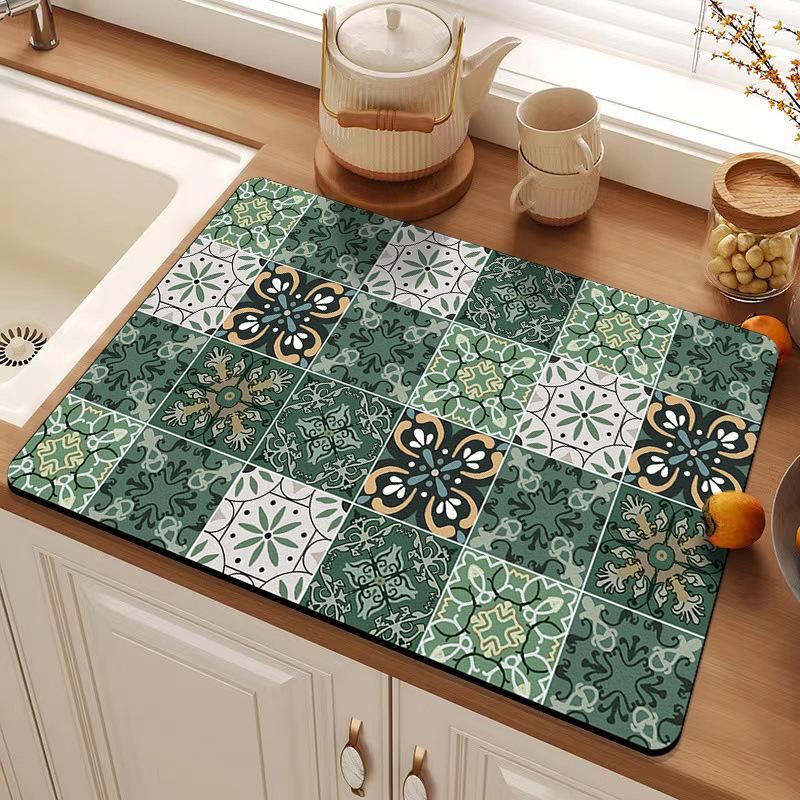 Diatomaceous Earth Coaster Household Bowl Plate Heat Insulation Pad Kitchen Countertop Draining Mat