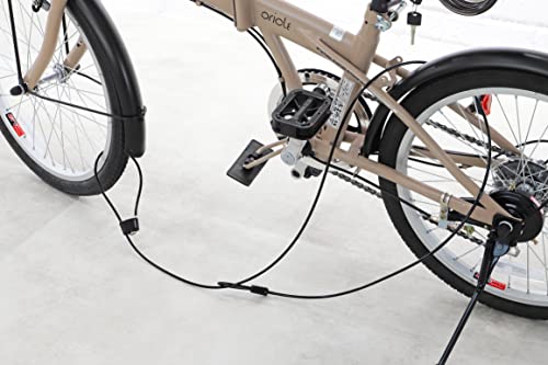 Captain Stag Fahrrad-Kabelschloss Y-7296