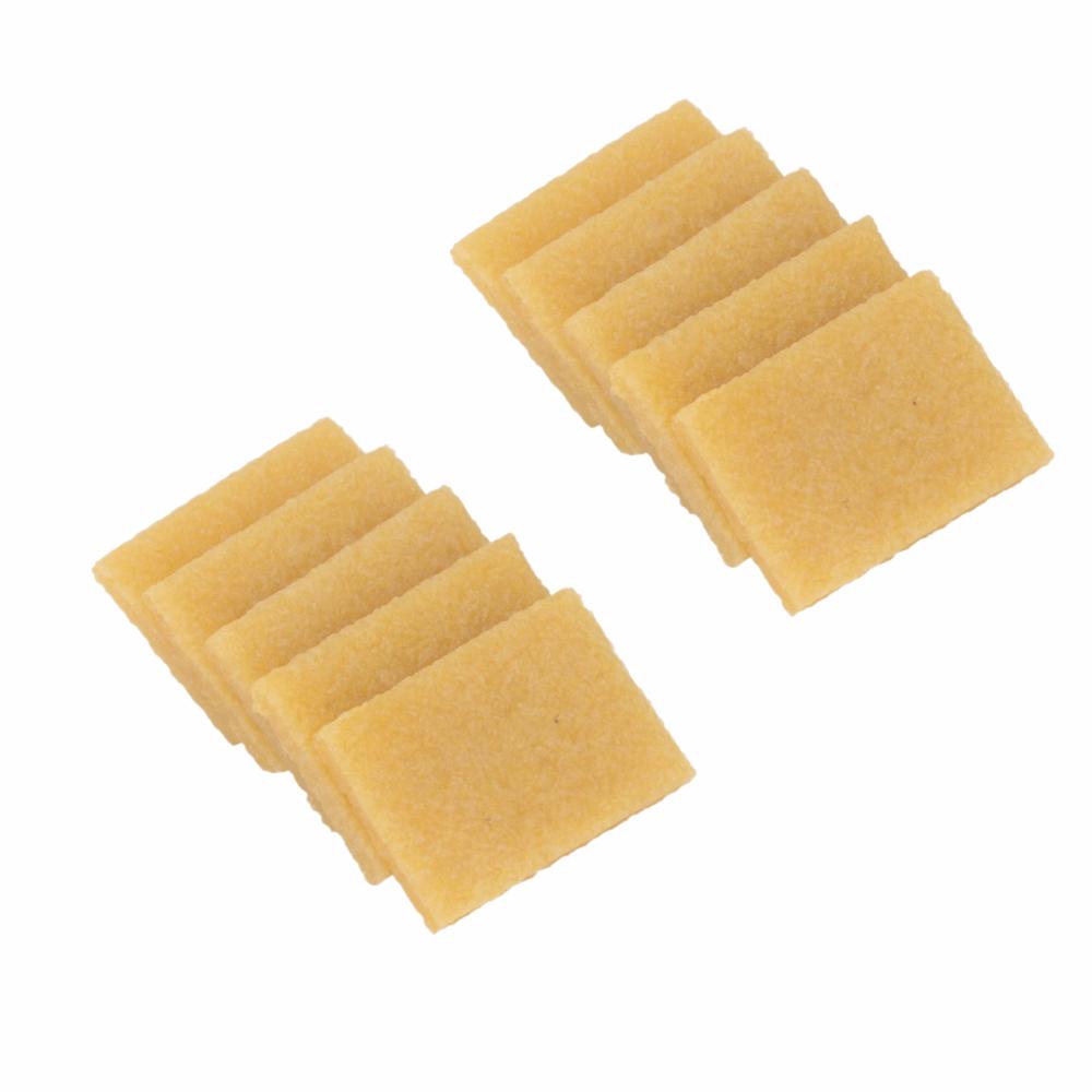 10pcs Natural Rubber Adhesive Remover Quadrate Manual Cleaning Tool Residue Eraser Discs Cleaning