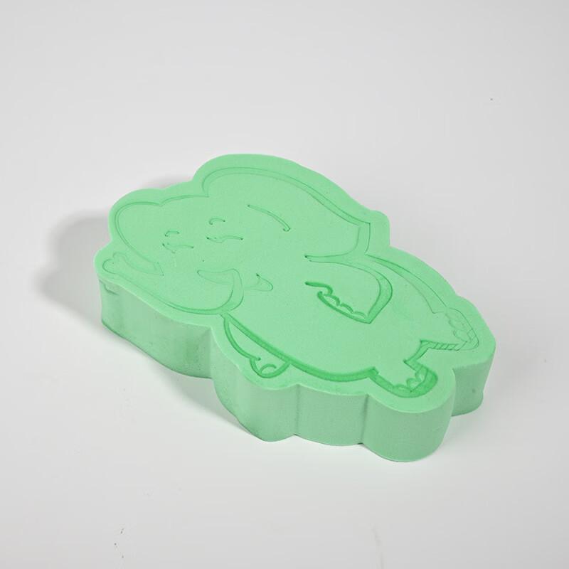

Little Elephant Print Soft Bath Sponge Set