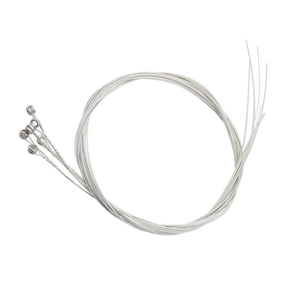 Stainless Steel Silver Plated Copper Alloy Wound 1st 6th (.010 .047) 6pcs Acoustic Guitar Strings String Set