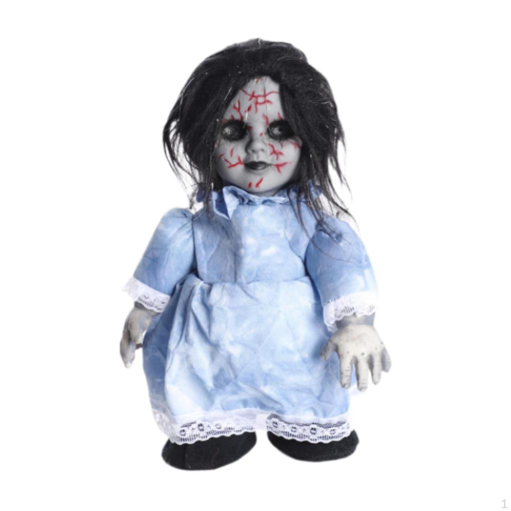 Halloween Geisterpuppe Spuk für Innen, Außen, Terror Dekorationsspielzeug, Leuchtend, Halloween Party
