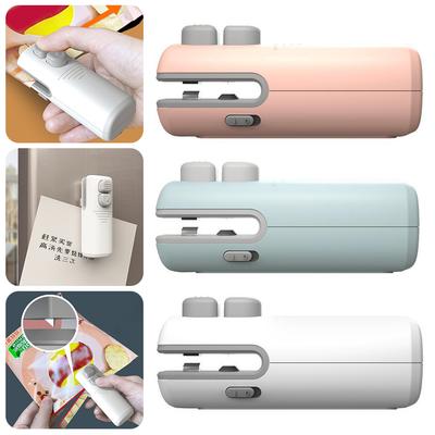 Mini Portable Sealer Opener 2-in-1 Machine USB Rechargeable, Mini & Portable Design. Dorm Room Must-have