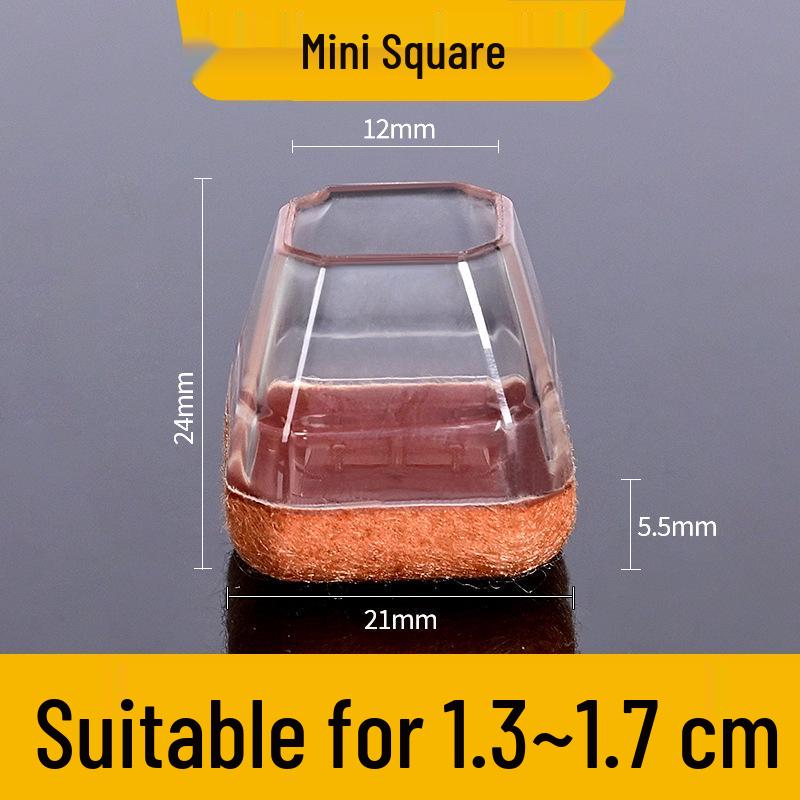 Durable Silicone Non-Slip Chair Leg Covers with Noise Reduction & Thickened Edge