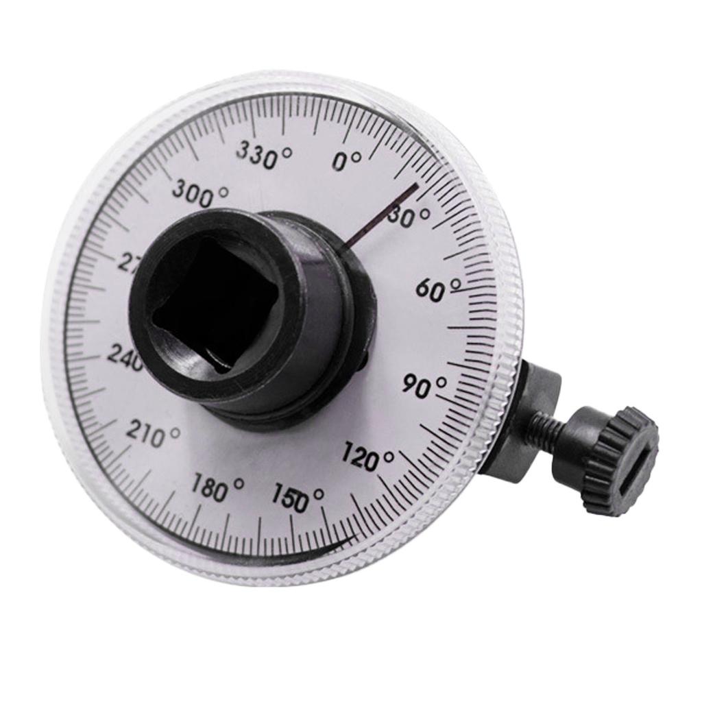 Torque Angle Gauge 1 2in 360 Degrees  Precision Angular Tightening Clear Scale Adjustable Angle Measuring Tool