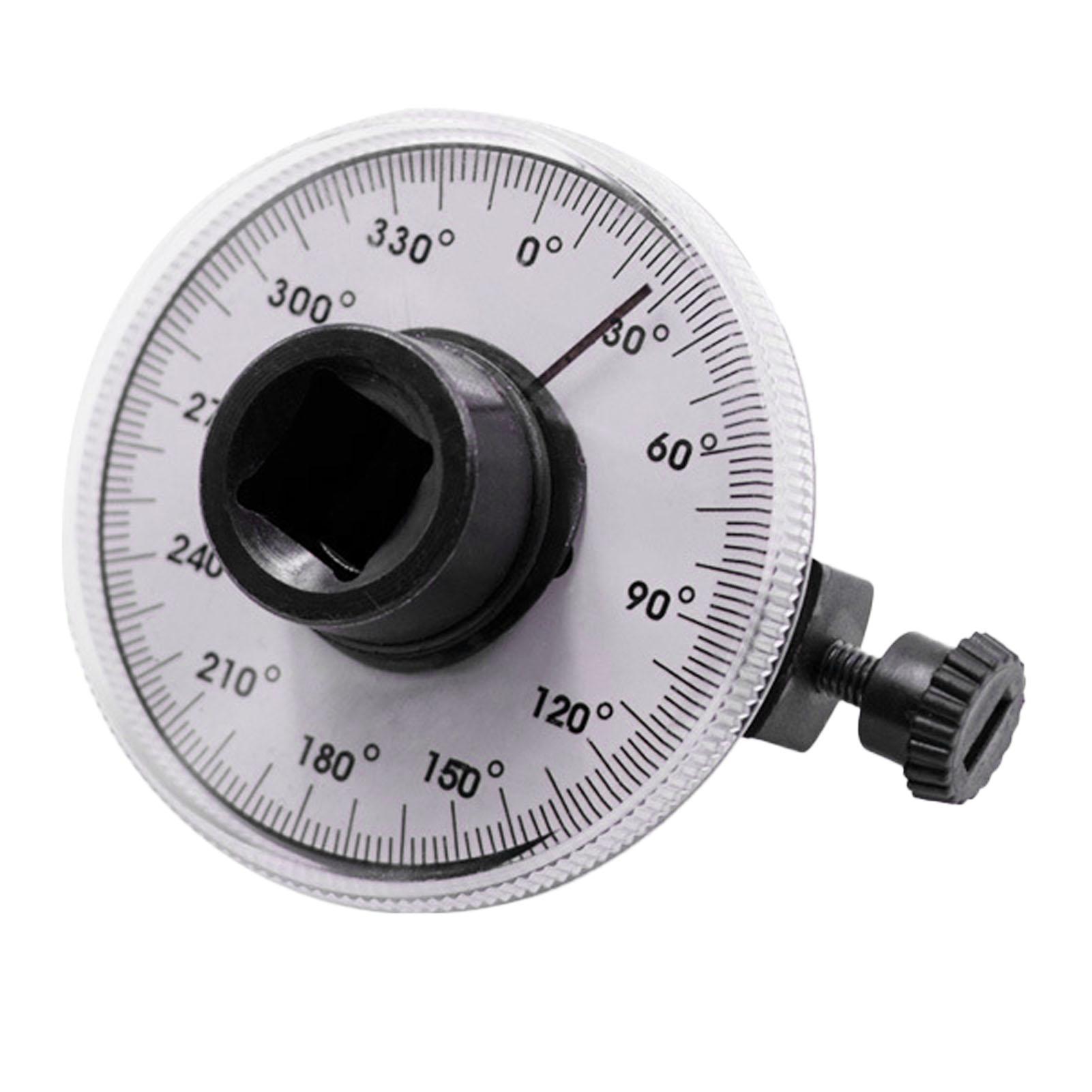 

Torque Angle Gauge 1 2in 360 degrees Precision Angular Tightening Clear Scale Adjustable Angle Measuring Tool