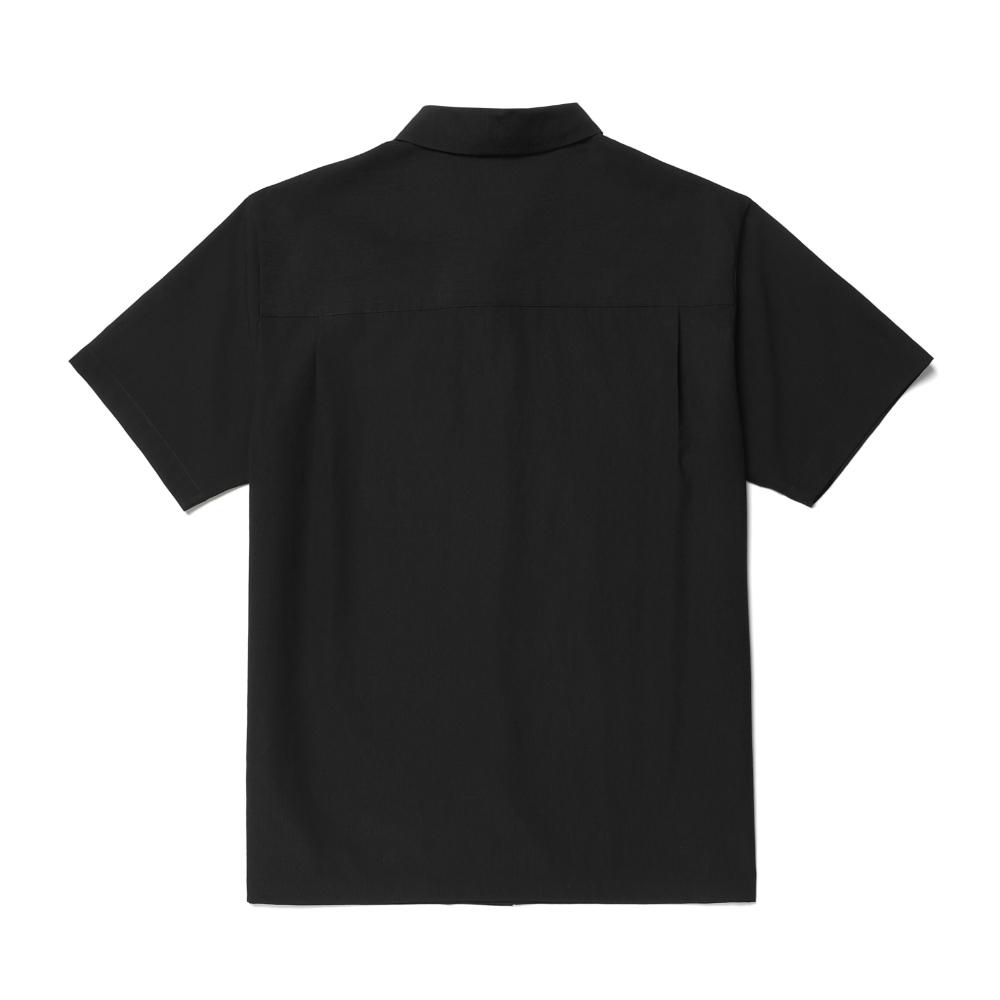 [Snowpeak] Minute Short Sleeve Shirt Black (S26MMFSH74)