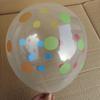 12 Inch Thickened Transparent Polka Dot Balloon, Polka Dot Transparent, Candy Balloon, Decorative Party Supplies Bar Ktv