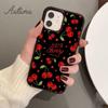 Cherries Cherry Soft Phone Case for iPhone 11 12 13 14 Pro Max Mini X XR XS SE 2020 6S 7 8 Plus Samsung Galaxy S21 S22 Shell