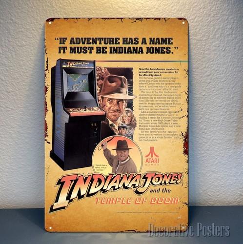 temple of arcade Video Game Metal Poster Tin Sign 8x12inaluminum 20x30cm（7.8x11.8inch）