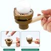 Wood Floating Blow Pipe Ball Game Toy Board Game for Children Balance Training Floating Blowing Ball Hand-Eye Coordination