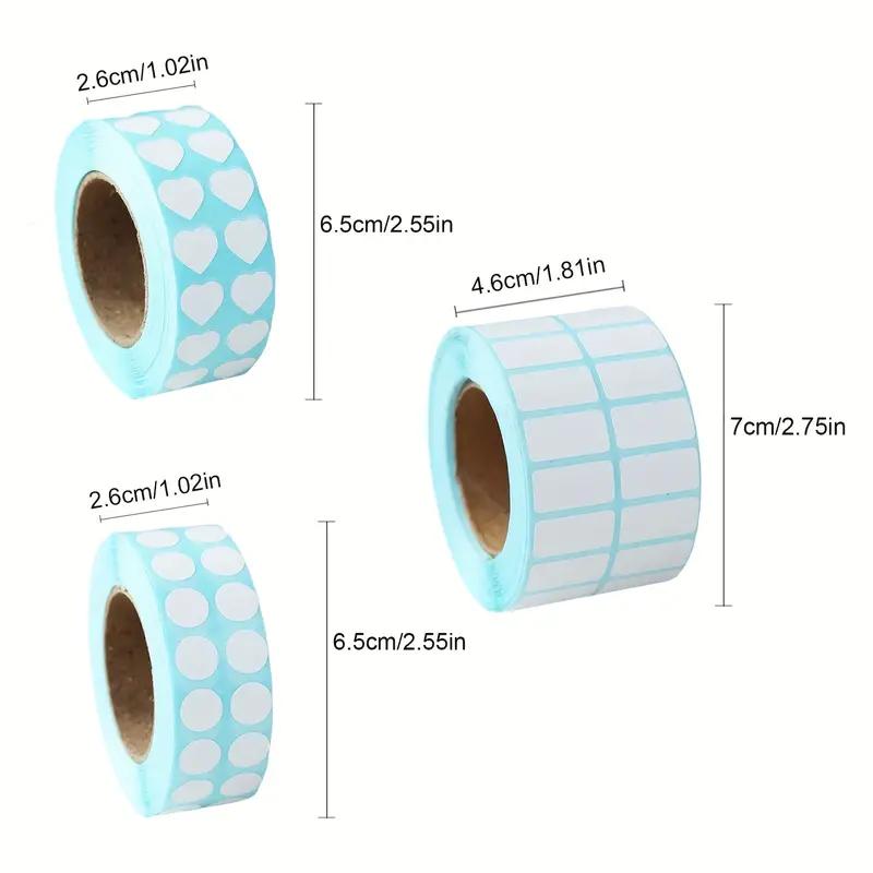 3000PCS Diamonds Paintings Klasifikace Skladování Rozlišení Bílé nálepky na nálepky Diamond Painting Blank Samolepicí nálepka