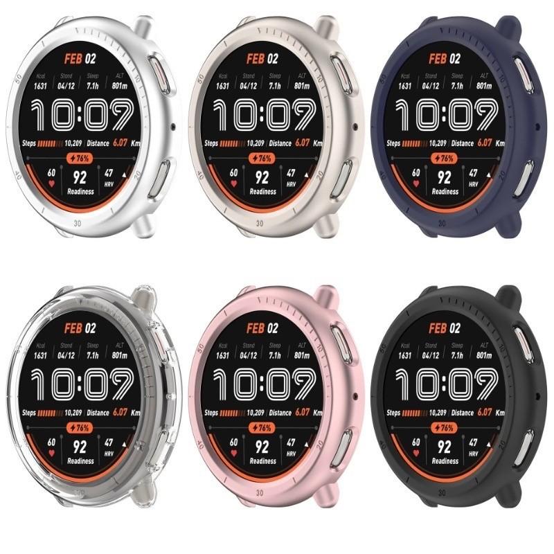 Caixa de PC com Protetor de Tela de Vidro Para Huami Amazfit Active2 Pulseira Inteligente Capa A2437 Acessórios de Capa Protetora