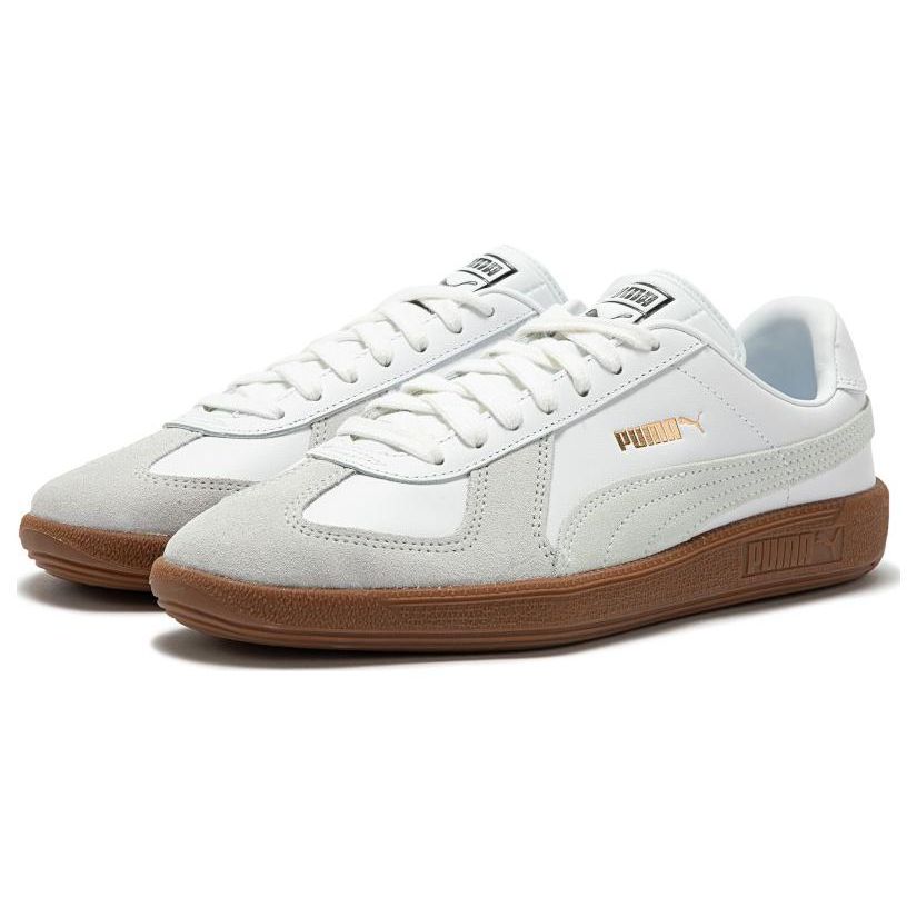 Puma Army Trainer Retro Casual Low-Top Sneakers Unisex Sneakers White Gray 386607-05