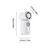 USB Charging Mini Portable Handheld Clip Fan 180-degree Rotating Head Highspeed Fan Portable Lightweight Mini Fan Handheld Fan