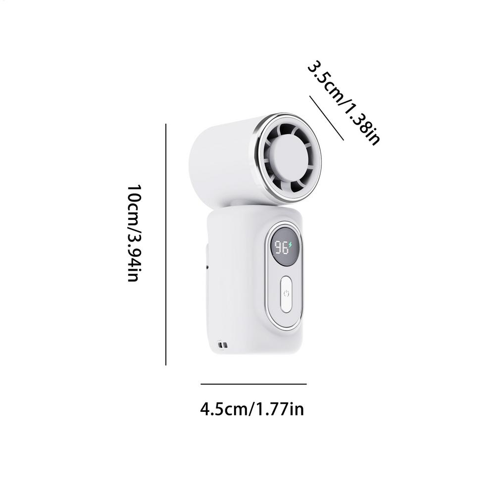 USB Charging Mini Portable Handheld Clip Fan 180-degree Rotating Head Highspeed Fan Portable Lightweight Mini Fan Handheld Fan
