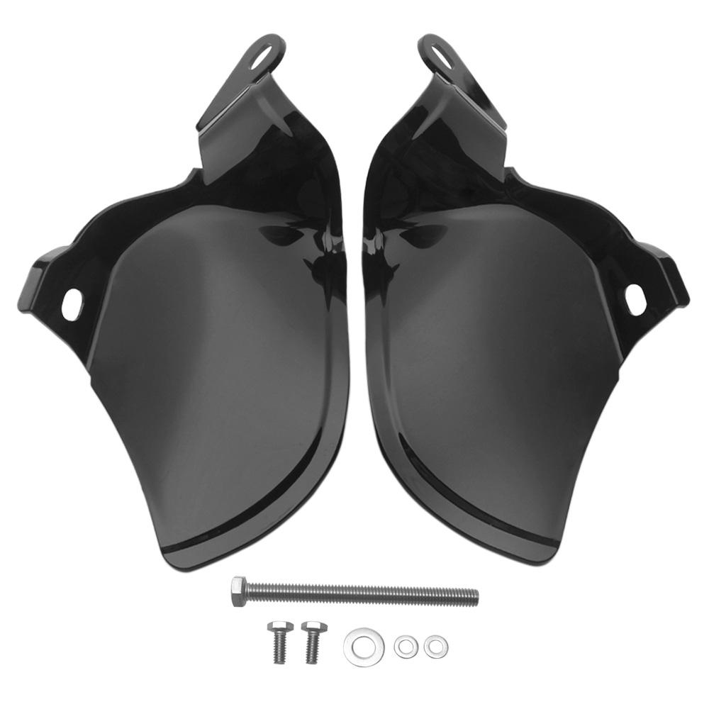 

Motorcycle Accessory 1 Pair Heat Deflector Shields ABS Plastic Chrome Fit For Harley Softail Heritage Classic FLHC 2018-2026 чёрный