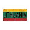 HD Metal Tin Sign World National Flags License Plate Style Vintage Retro Wall Art Decor for Home Bar Garage