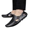 Men's Large Size Breathable Hollow Out Casual Slip On Shoes Lightweight Soft Sole Summer Footwear for Outdoor and Indoor Use