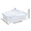 Serving Tray Fruit Decorative Home Decor Storage Container Organizer for Party Birthday