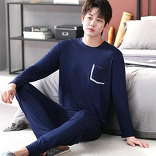 Men's Modal Pajamas Summer Sleepwear Set