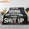 I Like The Sound Some People Make Shut Up Ultra-Soft Blanket Quilt Winter Sofa Cover Bed Covers