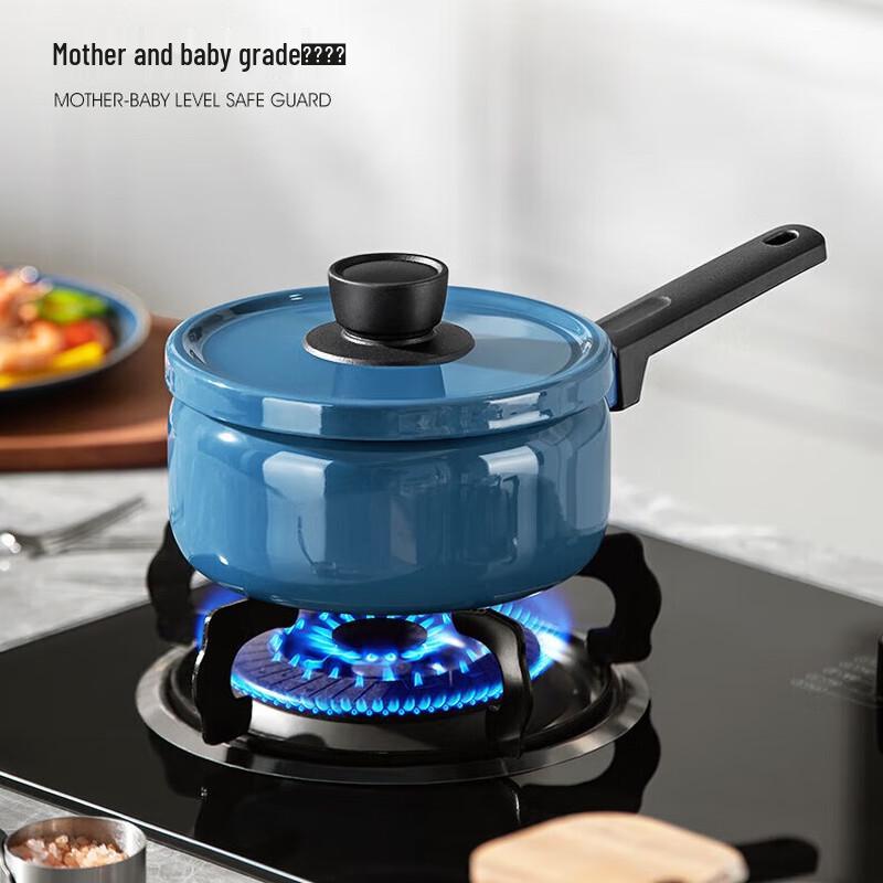 Эмалированная чугунная многоцелевая кастрюля для молока Deslang