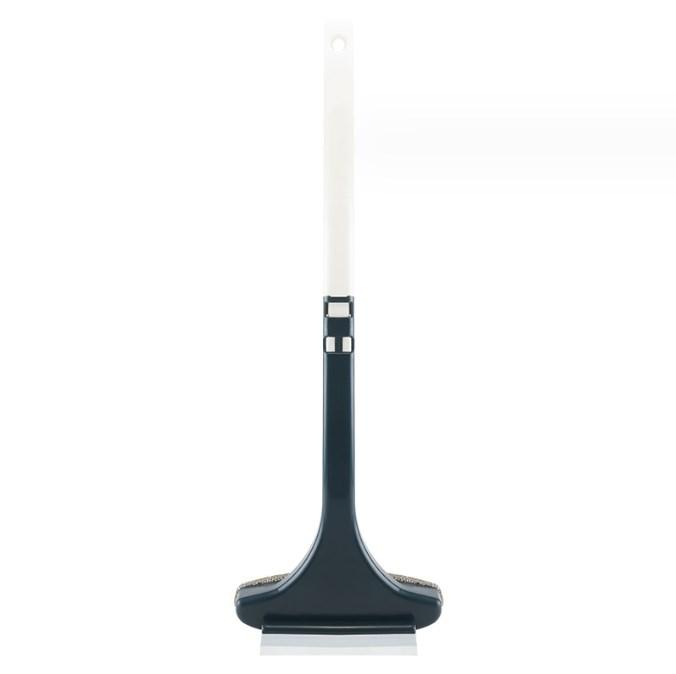 

Многофункциональная щетка для мытья окон с двойной головкой для легкой очистки окон и скребком для очистки окон белый