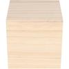 ARTEMIO Wooden Cube Box To Decorate 12*12*12 Cm