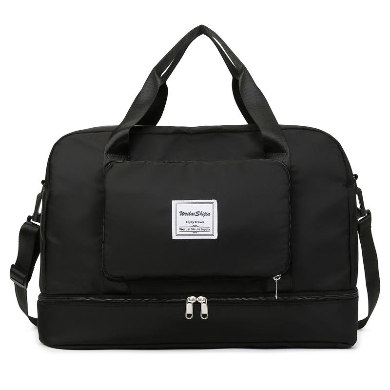 Short-haul travel bags, men's and women's large-capacity shoulder storage duffel bags, student leisure sports fitness bags