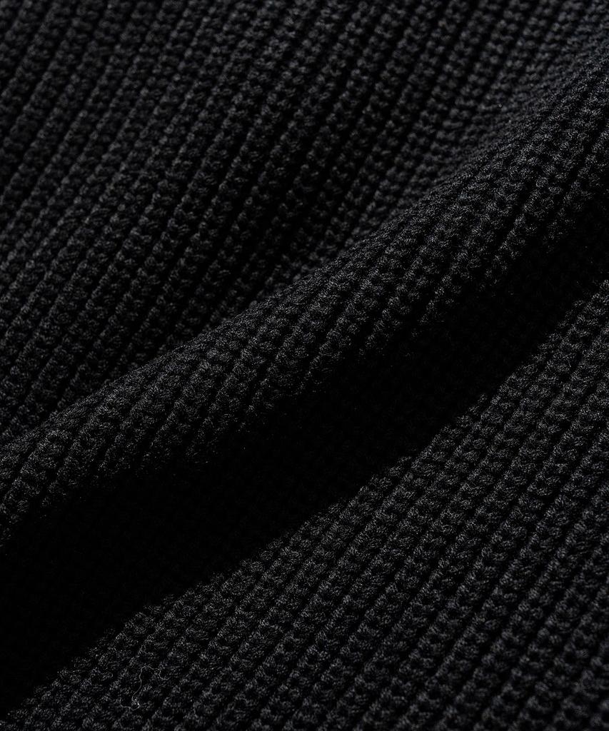 VASTIC Digital Print Half Zip Knit_Black