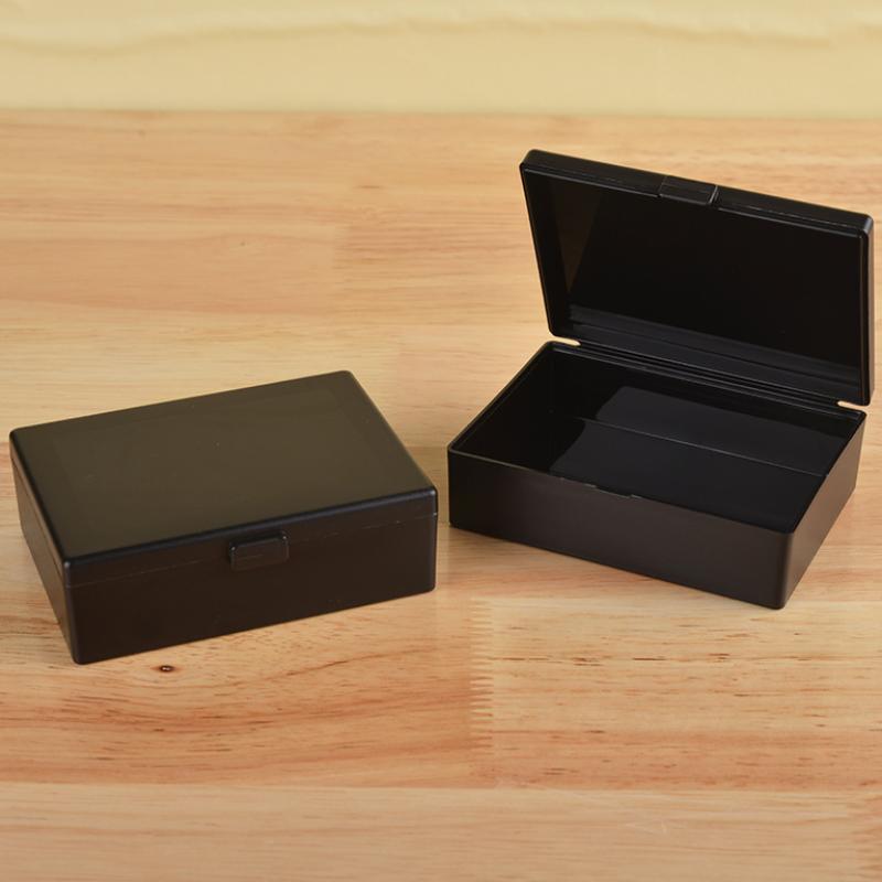 Průhledný plastový úložný box na karty Pocards Malý úložný box na karty Stolní organizér Klasifikační box Kancelářské potřeby