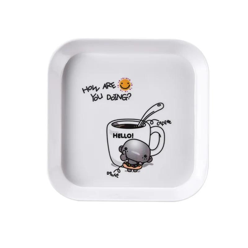 Snack Platter Small Bone Dish Melamine Plate Household Cake Plate