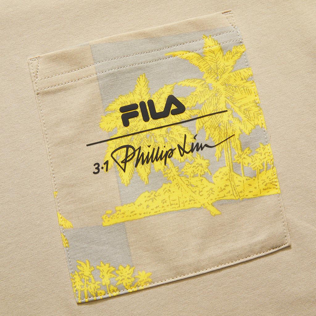 New FILA 3.1 Phillip Lim Collaboration Collection T Shirt Men's Light Brown F11M116107F-BG
