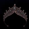 Tiara Crown Headband Zircon Rhinestone Princess Headband Baroque Korean Hairbands Women Hair Hoop