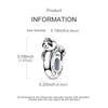 925 Silver Silicone Spacer Stopper Beads Cat Elephant Charms Jewelry Fit 925 Bracelet For Women DIY Gift Party