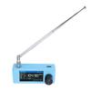 Mini Radio Receiver 1.9 Inch IPS Color Screen Portable AM FM LSB USB All Band Receiver for Travel Hiking Camping