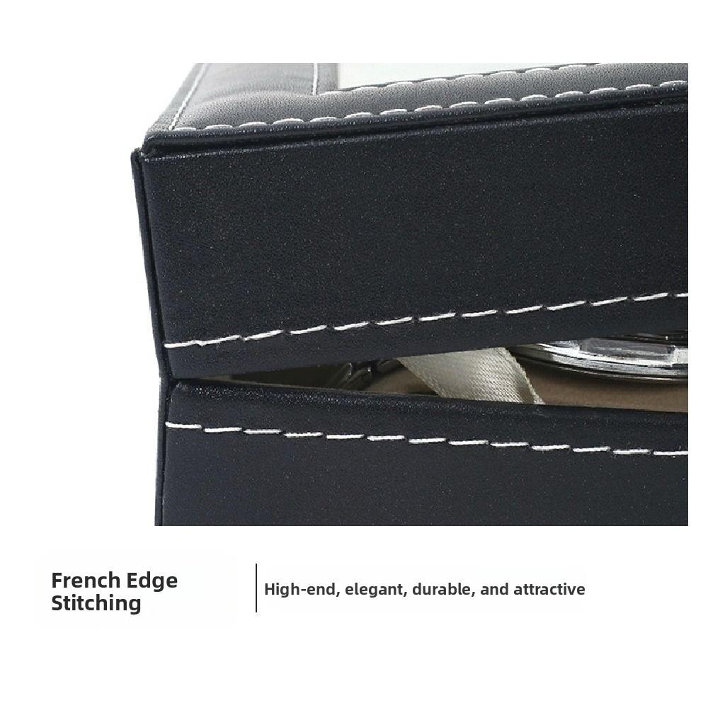 2/3/6/10/12 Grids Watch Storage Box Lockable Watch Display Box Watch Organizer  Father's Day Gifts