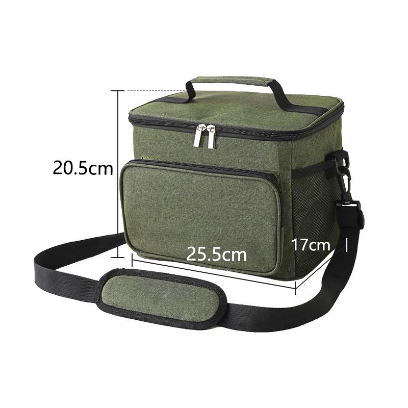 Large Waterproof Insulated Picnic Bag - Oxford Cloth, Portable, Thickened for Outdoor Use