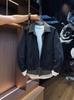Men's 2026 Autumn Plaid Patchwork Two-Piece Look Jacket - Trendy, Loose Fit Korean Workwear