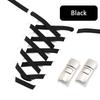 No Tie Shoes Laces for Flat Running Shoes Convenient and Fast for Kids Adult Elastic Laces for Sneakers Cross Buckle Shoelaces