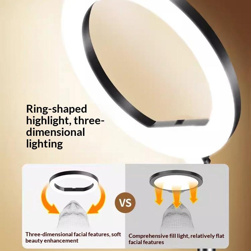 1 Set Dimmable Led Lamp Photography Ringlight 26Cm Led Selfie Ring Light For Phone Video Live Fill Lamp Photo Studio Ring Light