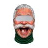 Maschera da Sci 3D Stampa Integrale Viso Vecchio, Antivento Invernale, Occhiali da Sole Non Inclusi