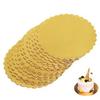 10 Pcs Cake Boards With White Golden Cake Rings, Cardboard With 6/8/10/12 Inch Cake Base, Suitable For Baking Cakes